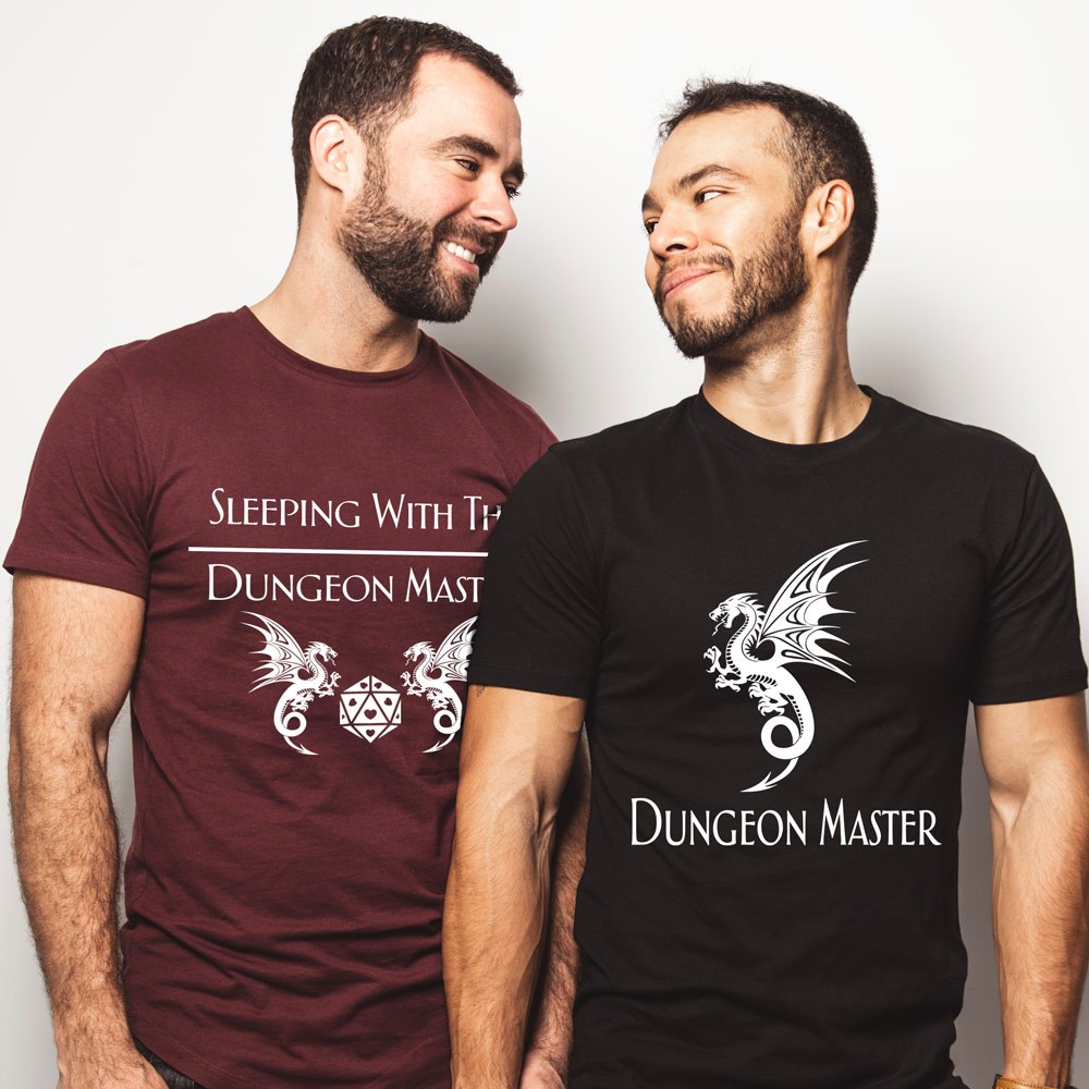 "Sleeping With The DM" and "DM" Couple T-shirt