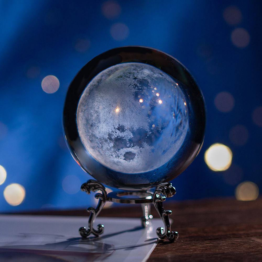 3D Moon Phases Crystal Ball 3D Moon Phases Crystal Ball