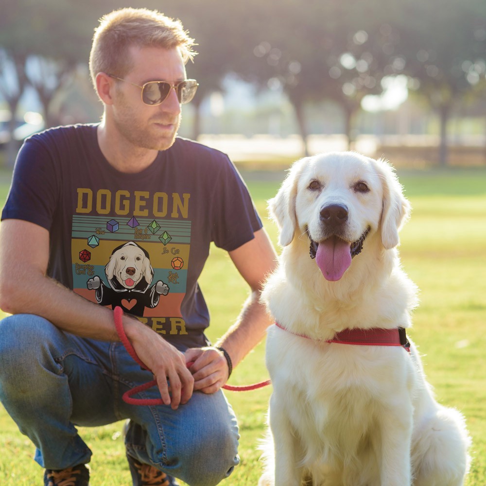 Custom Pet "Dogeon Master" T-shirt