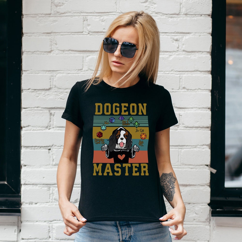 Custom Pet "Dogeon Master" T-shirt