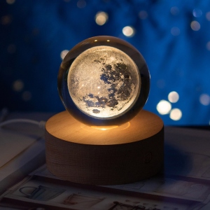 3D Moon Phases Crystal Ball 3D Moon Phases Crystal Ball