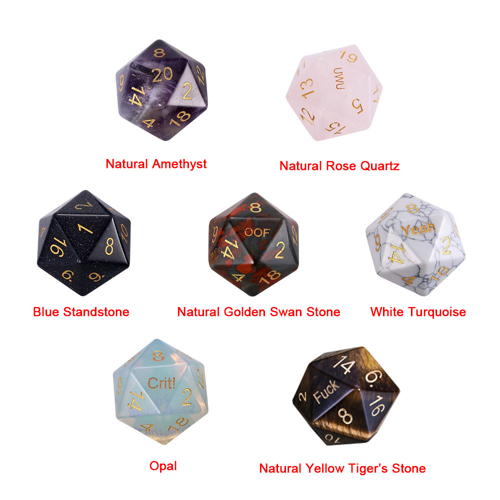 Personalized D20 Dice