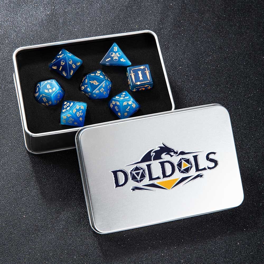 Dice Tin Metal Dice BoxDoldols