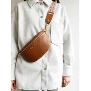 Fanny Pack Medium Leather Bag For Women, Leather Shoulder Bag, Crossbody Bag Fanny Pack With Strap
