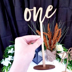 Personalized Wedding Table Numbers Fancy Wood Table Numbers