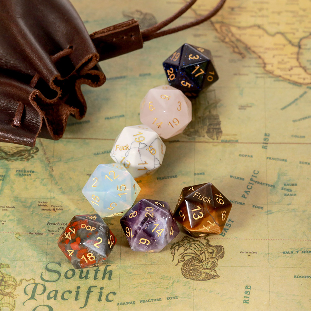 Personalized D20 Dice for DND Gamers