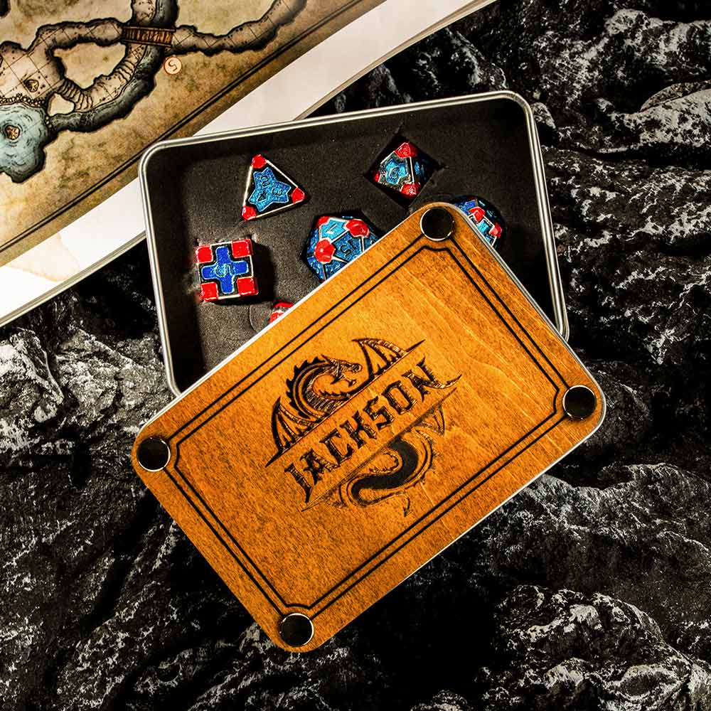 Personalized Metal Dice Box