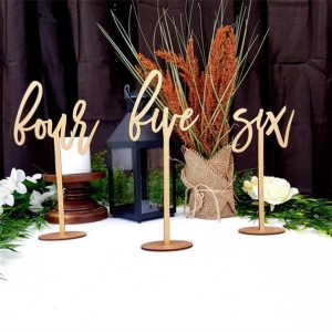 Personalized Wedding Table Numbers Fancy Wood Table Numbers