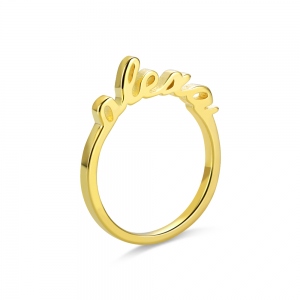 Personalized Stackable Name Ring