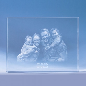 3D Crystal Rectangle Classic Gift