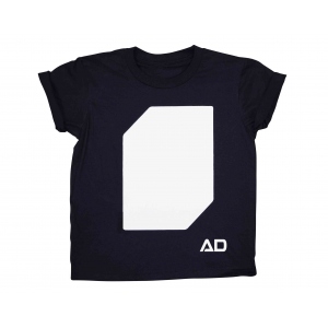 Childrens Interactive Green Glow T-shirt In Black