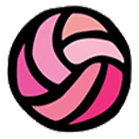 Pink Volleyball