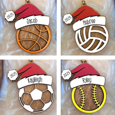 🎁Buy 2 FREE SHIPPING🎁2025 Personalized Sports christmas Ornament