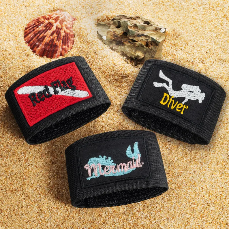 🌊Name Scuba Dive Tag🌊, Personalized Embroidered Scuba BCD Name Tag, Gift for Scuba Divers/Dive Crew/Dive Mates, BCD Name Patch