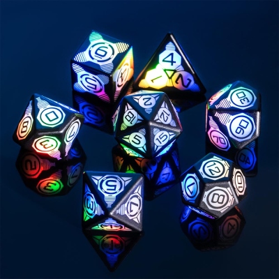 LED Flash Electronic Dice Set