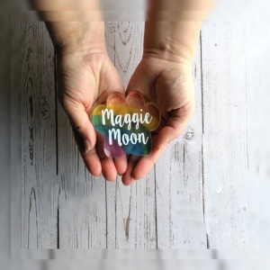 Personalized Large Initial Stackable Ring Gold