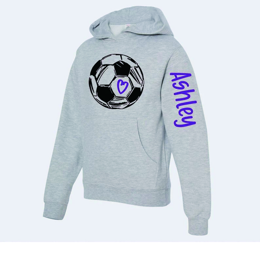 Girls Soccer Hoodie, Personalized Soccer Hoodie, Soccer, Custom