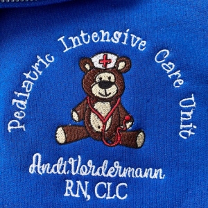 Personalized Nurse Jacket Embroidered