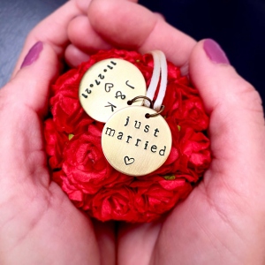 Personalized Flower Ball Wedding Christmas Ornament