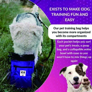Love Dog Things Premium Training Bag, Custome Dog Portrait
