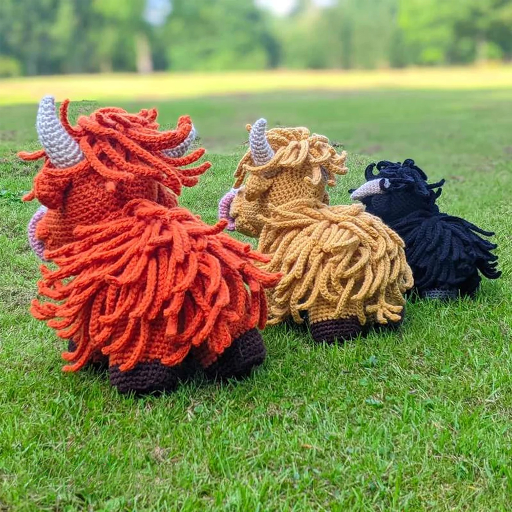 Crochet Highland Cow, PDF PATTERN ONLY, Amigurumi Doll, Tunnock, Haggis ...