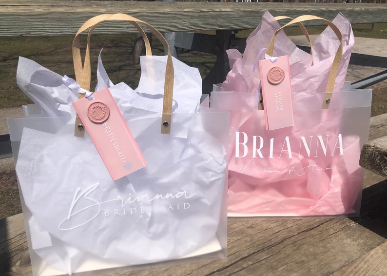 Personalized Bridesmaid Gift Bags, Bridesmaid Proposal Gift Bags