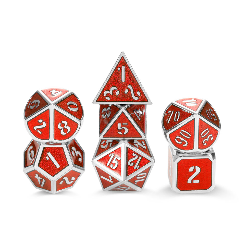 Personalized Metal Dice Set