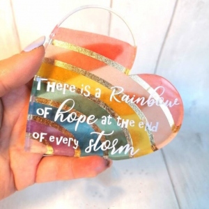 Personalized Large Initial Stackable Ring Gold