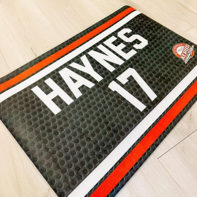 🎁Buy 2 FREE SHIPPING🎁Custom Skate Hockey Mat, Diatomite Hockey Mat, Hockey Player Gift