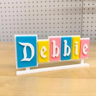 Personalized Desk Name Plate, Desk Name Disney Sign, Teacher Desk Name Sign, Office Desk Name Sign,  Custom Name Plate, Lawyer Name Sign,