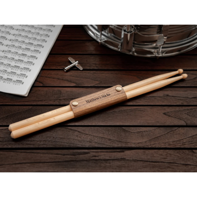 🎁Buy 2 FREE SHIPPING🎁 Personalized Wooden Drumstick Cover, Personalized Drumstick Holder