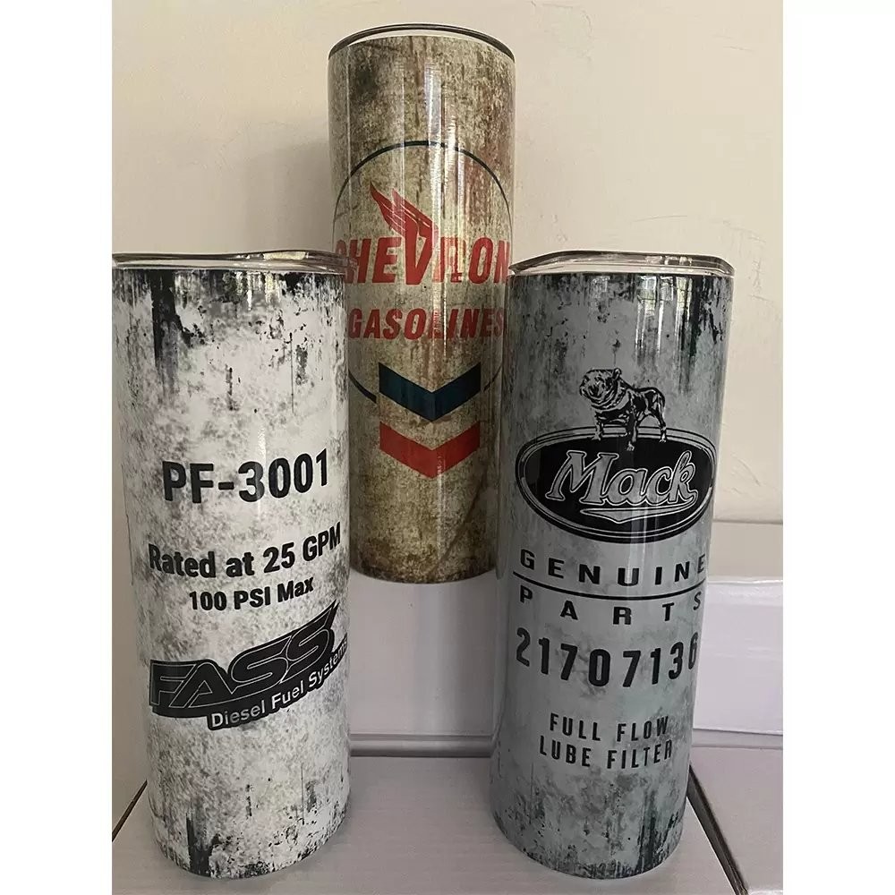 Oil Filter Dirty - Mechanic -Sublimation Designs -Tumbler