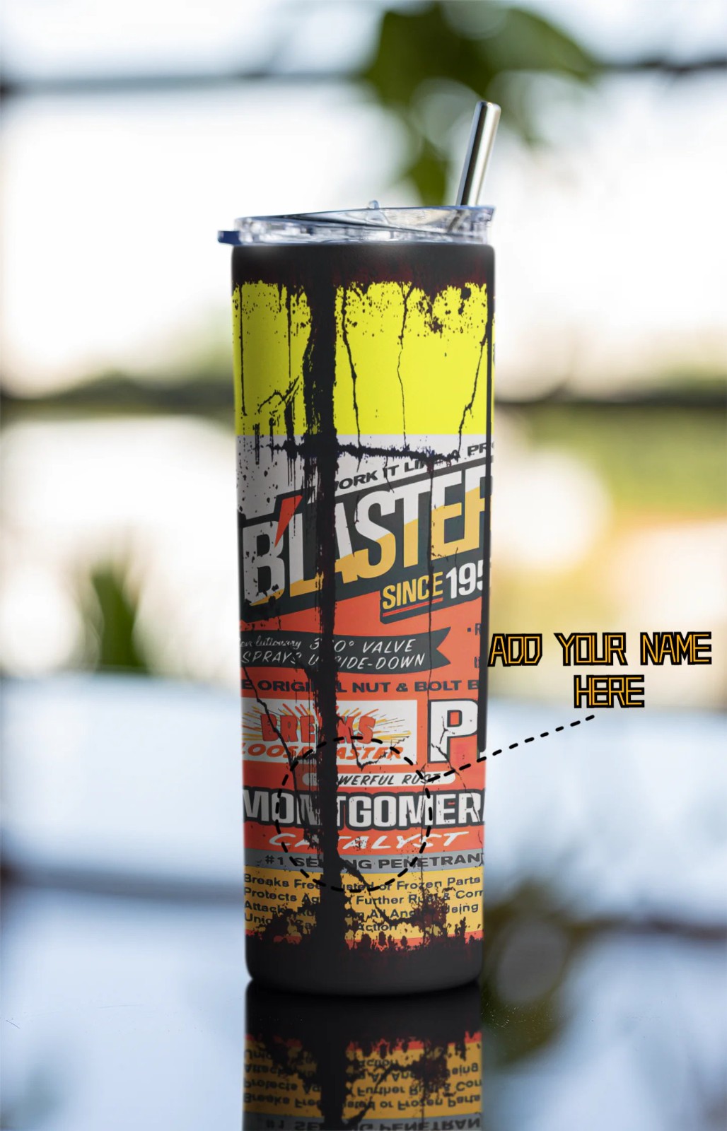 Oil Filter Dirty - Mechanic -Sublimation Designs -Tumbler