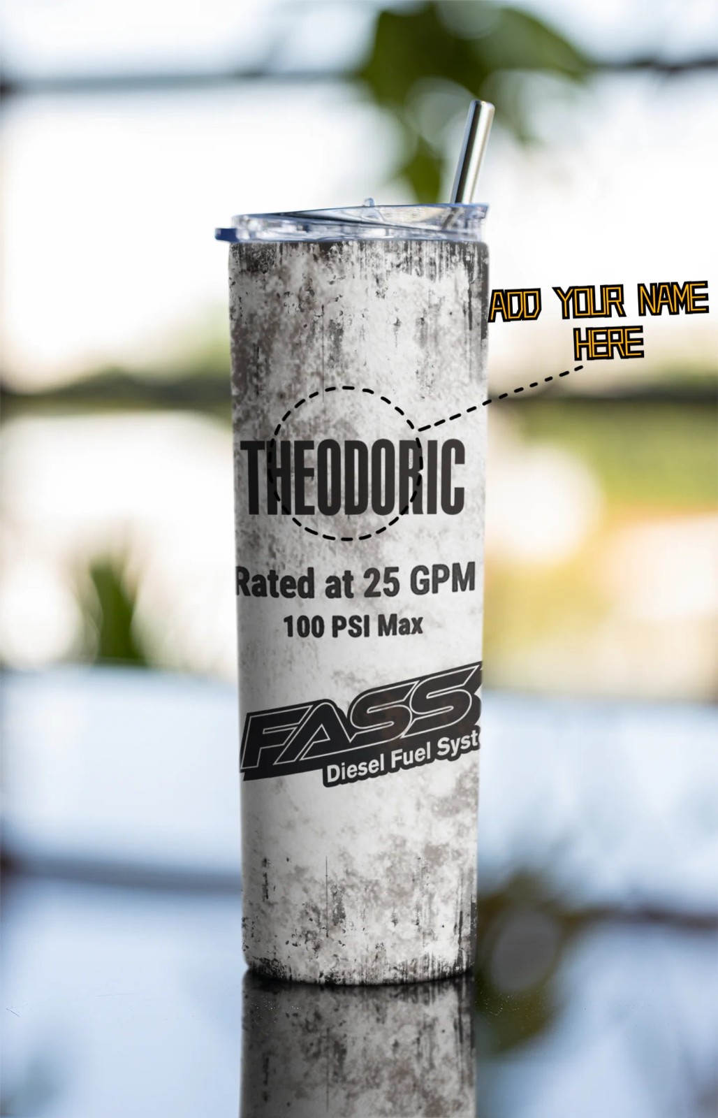 Oil Filter Dirty - Mechanic -Sublimation Designs -Tumbler