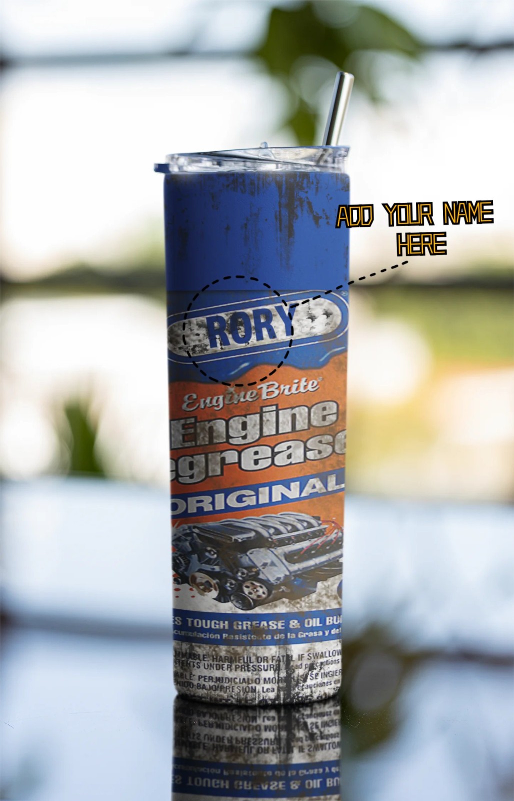 Oil Filter Dirty - Mechanic -Sublimation Designs -Tumbler