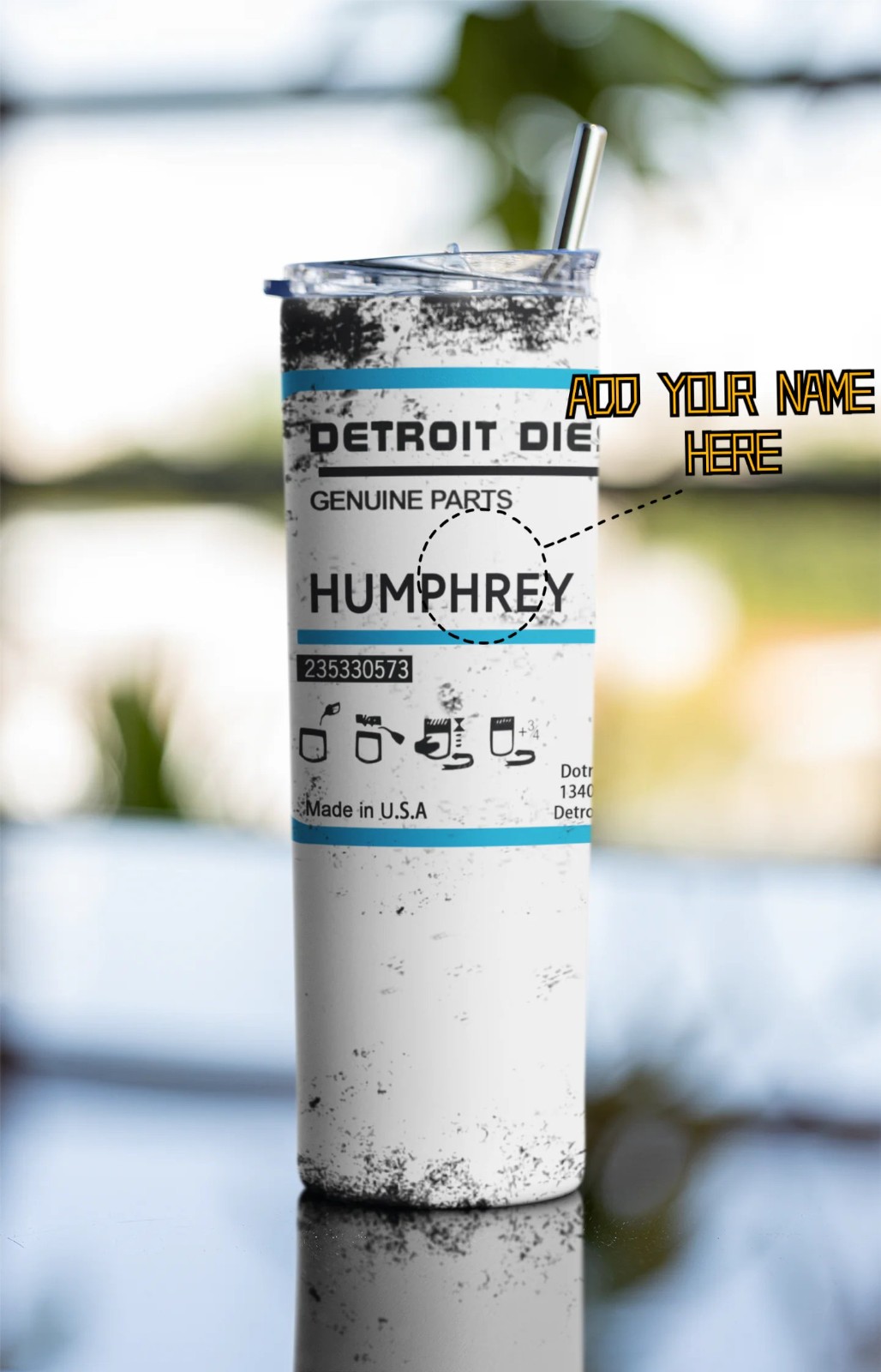 Oil Filter Dirty - Mechanic -Sublimation Designs -Tumbler