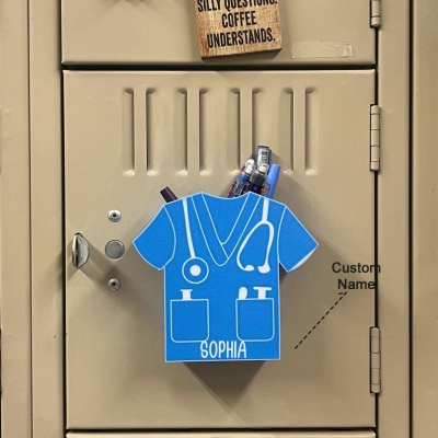 🎁Buy 2 FREE SHIPPING🎁Personalized Magnetic Locker Pen Organizer, Holder Healthcare Nursing