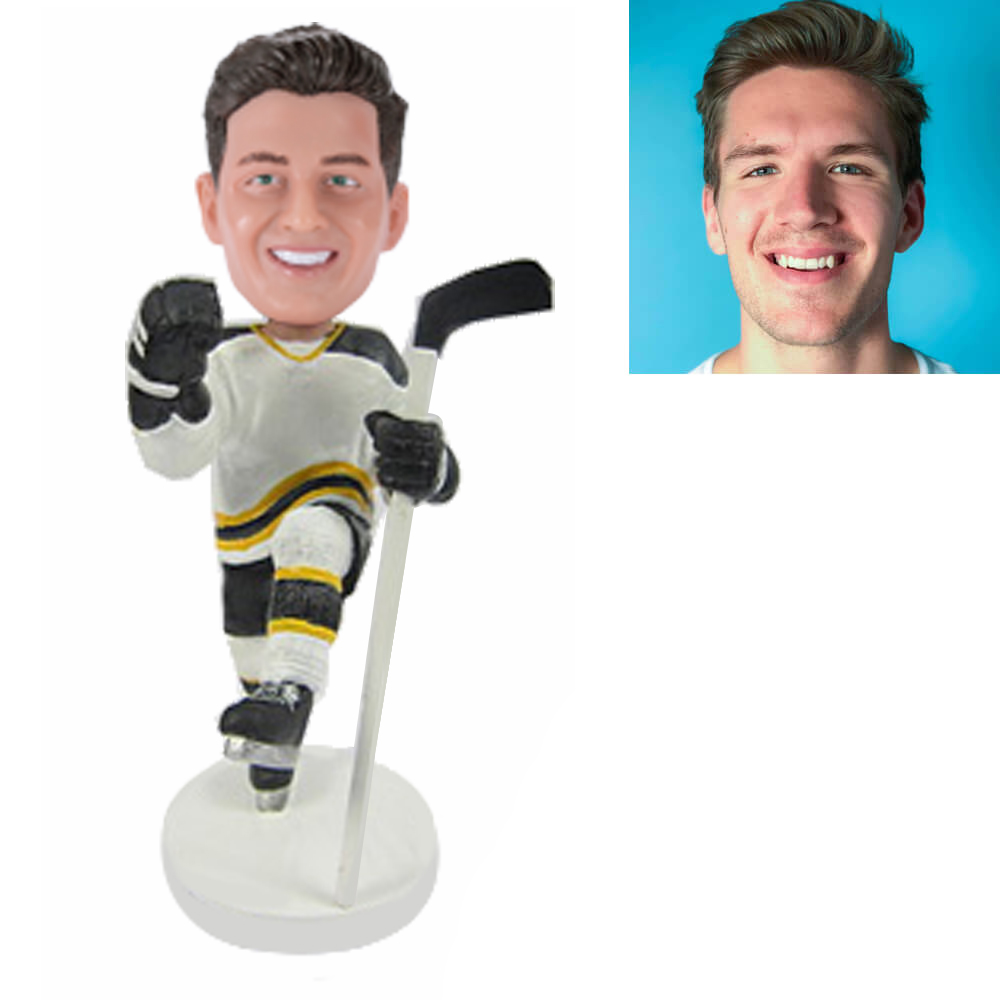 Custom Ice Hockey Player Bobblehead