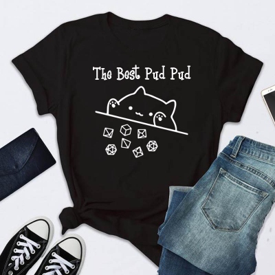 Custom Cat Throwing Dice T-Shirt, Custom Shirt, DND Shirt Gift For Cat Lovers, Pet T-Shirt, Nerdy T-Shirt, Pure Cotton Clothes Gift For Pet Lovers