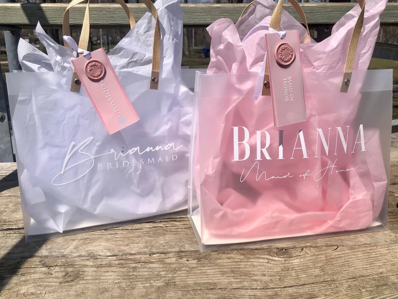 Personalized Bridesmaid Gift Bags, Bridesmaid Proposal Gift Bags