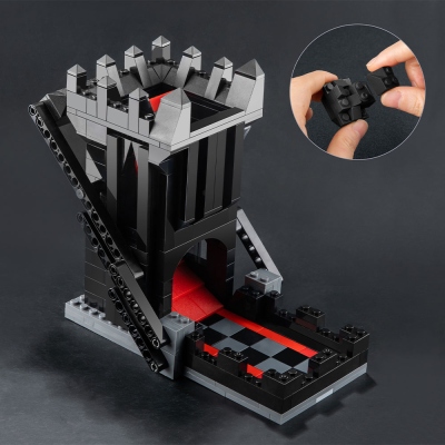 Dice Tower Building Block Toy, DND Lego Decor, Automatic Dice Tower For DND Players, DND Gifts