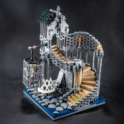 Vampire Dungeon Dice Tower Building Blocks, Dungeons And Dragons Dice Roller, DND Vampire, Building Block Toy, DND Gifts