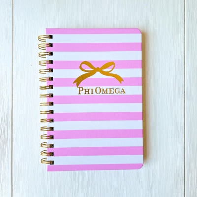 Sorority Notebook Journal, Sorority Gift, Bid Day Gift, Initiation Notebook, Big-Little Gift