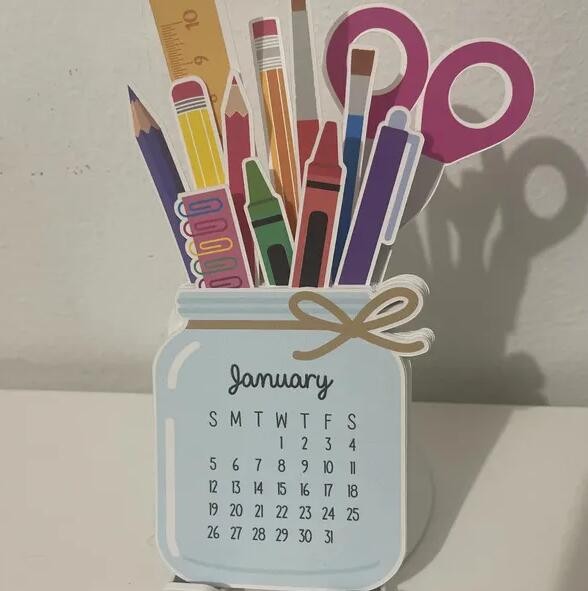 Mini desk calendars are perfect for decorating your desk and letting you know the month at a glance.