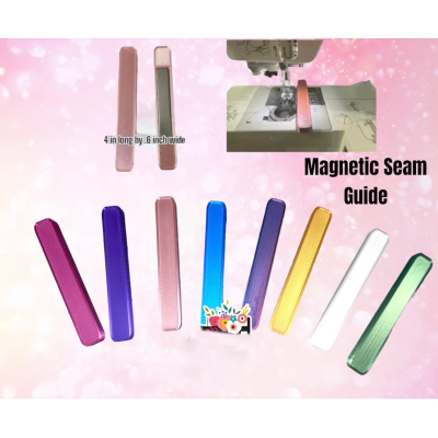 Personalized Magnetic Seam guide for sewing *Straight edge* Stitching line guide * Fabric Alignment Tool * Stitch Guide Ruler