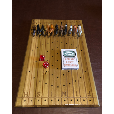 Horse Racing. Dice Game. Pony Pegs.