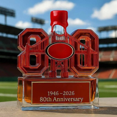 80th Anniversary Limited Edition Whiskey Bottle
