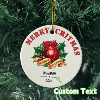 Custom DND Christmas Ornament | Gift for DND lovers