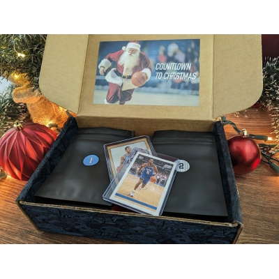 Sports Card Advent Calendar, Hall of Fame Christmas Calendar, Baseball Basketball Football Hockey Cards Gift
