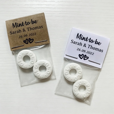 Polo mint to be, wedding favours, favors, handmade table decorations personalised favours, polo mints, kraft brown party gift decor